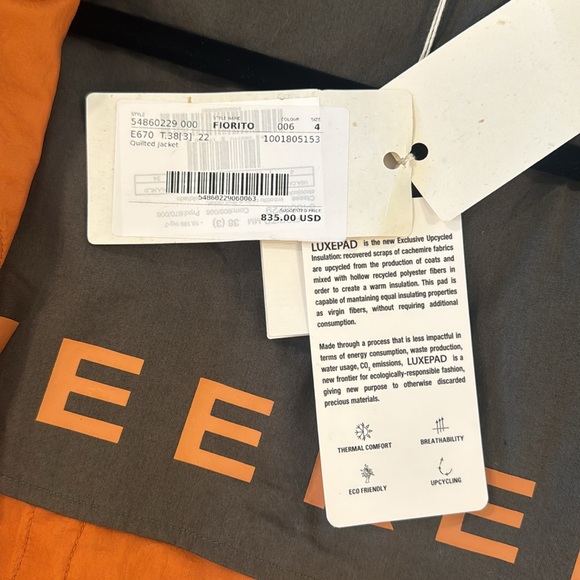 WEEKEND MAX MARA Fiorito Quilted Jacket in Green sz 4 / S BRAND NEW, EXT RARE - Picture 16 of 16